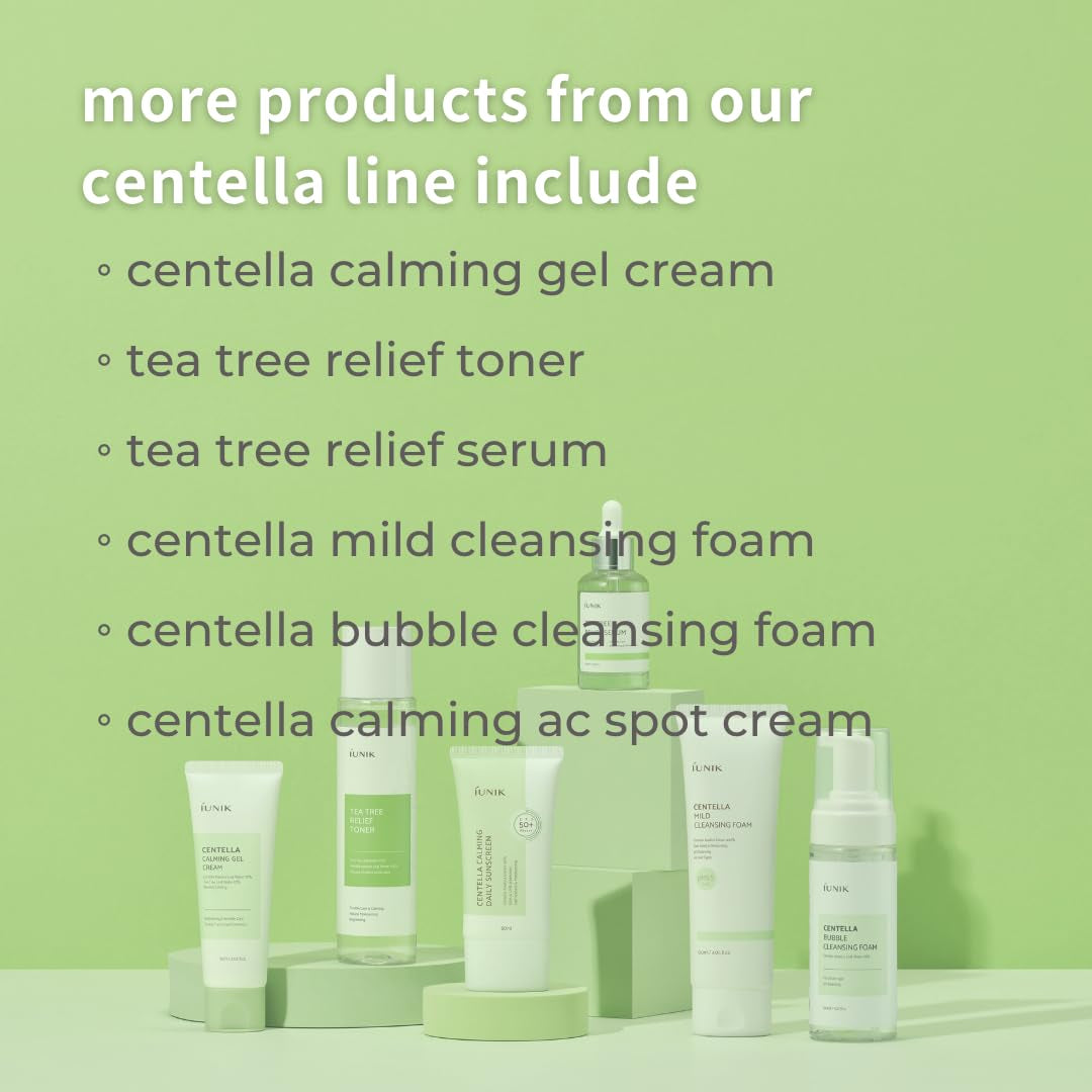iUNIK | Centella Calming Daily Sunscreen SPF 50+ PA++++ | 2 × 60 mL