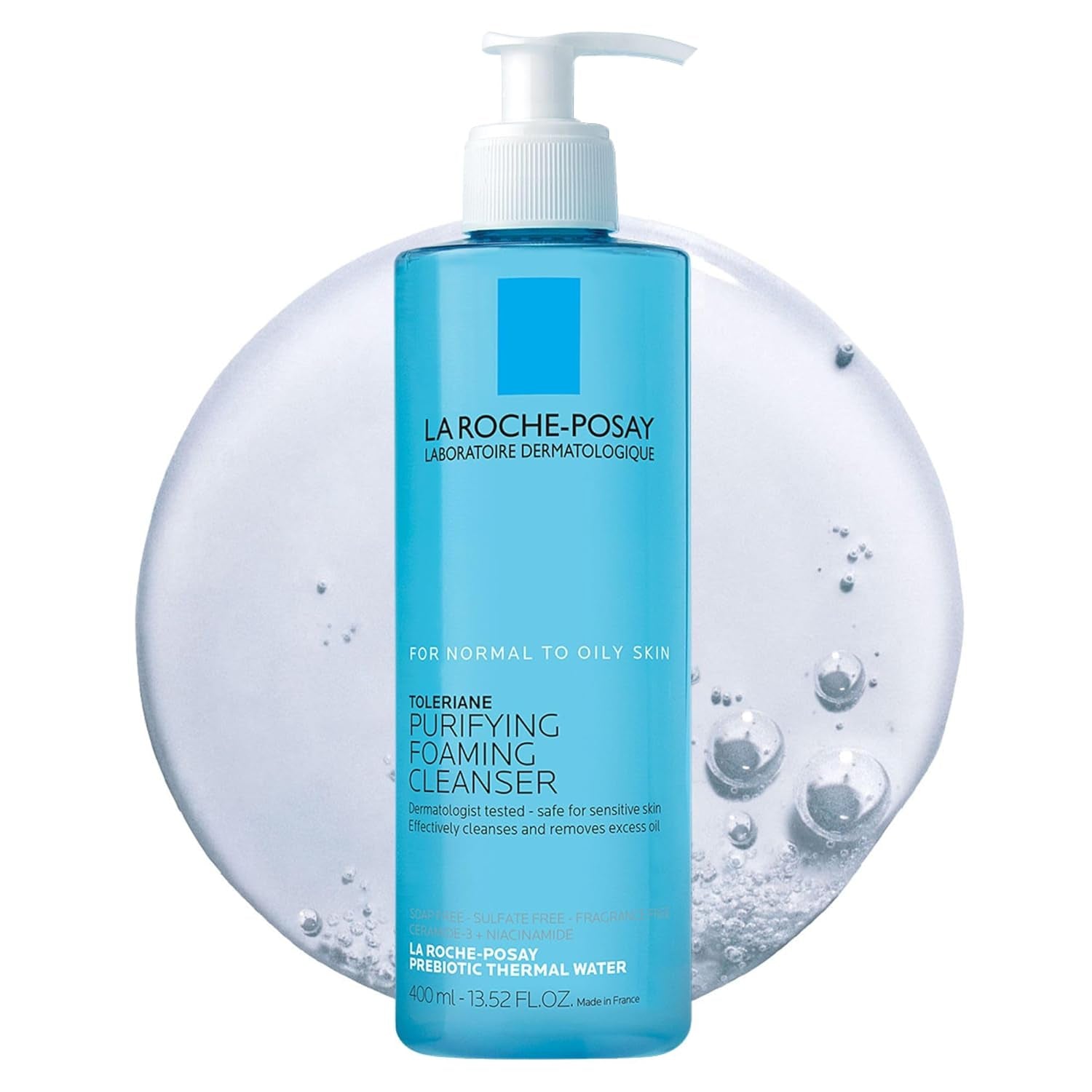 La Roche-Posay | Toleriane Purifying Foaming Facial Cleanser | 400 mL