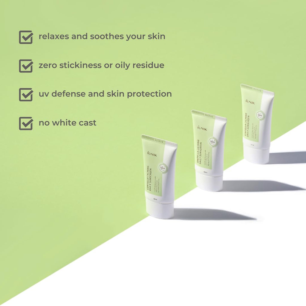 iUNIK | Centella Calming Daily Sunscreen SPF 50+ PA++++ | 2 × 60 mL