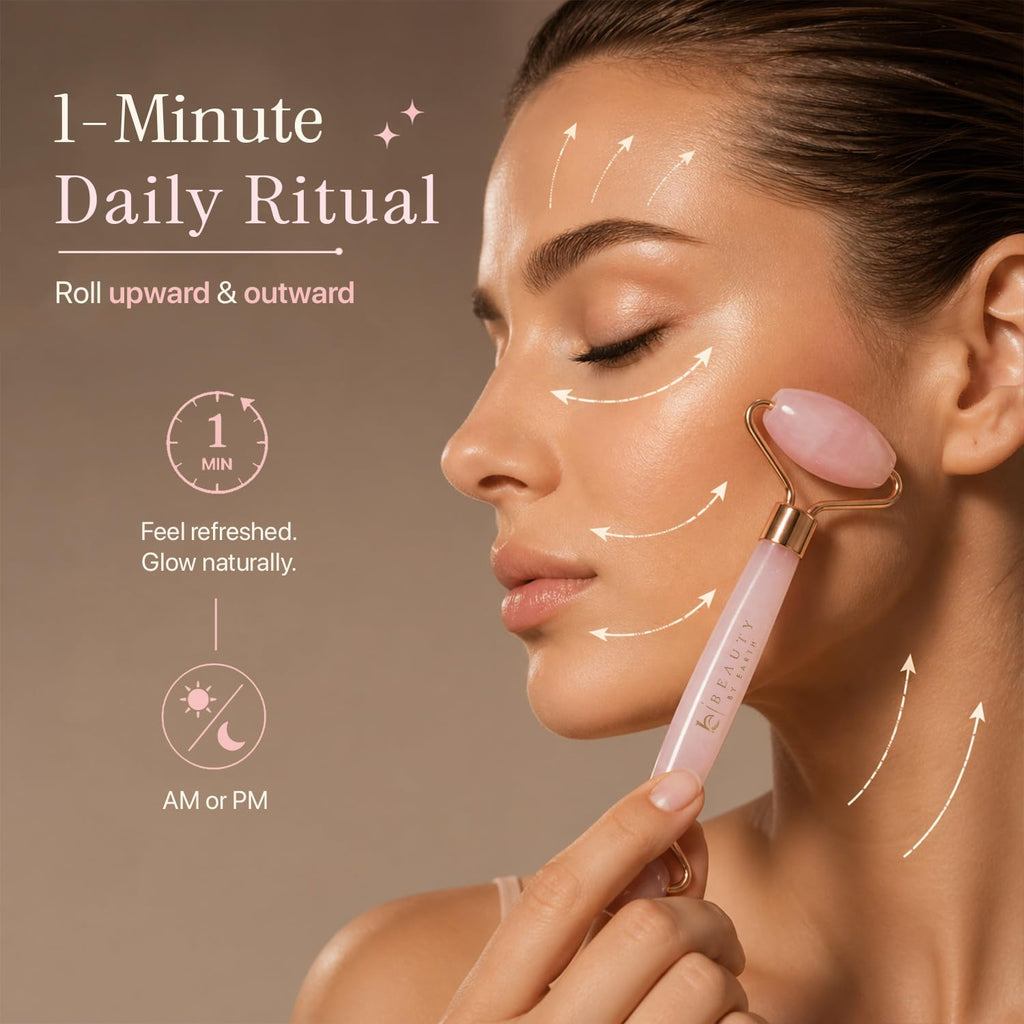 Rose Quartz Roller - Beauty by Earth