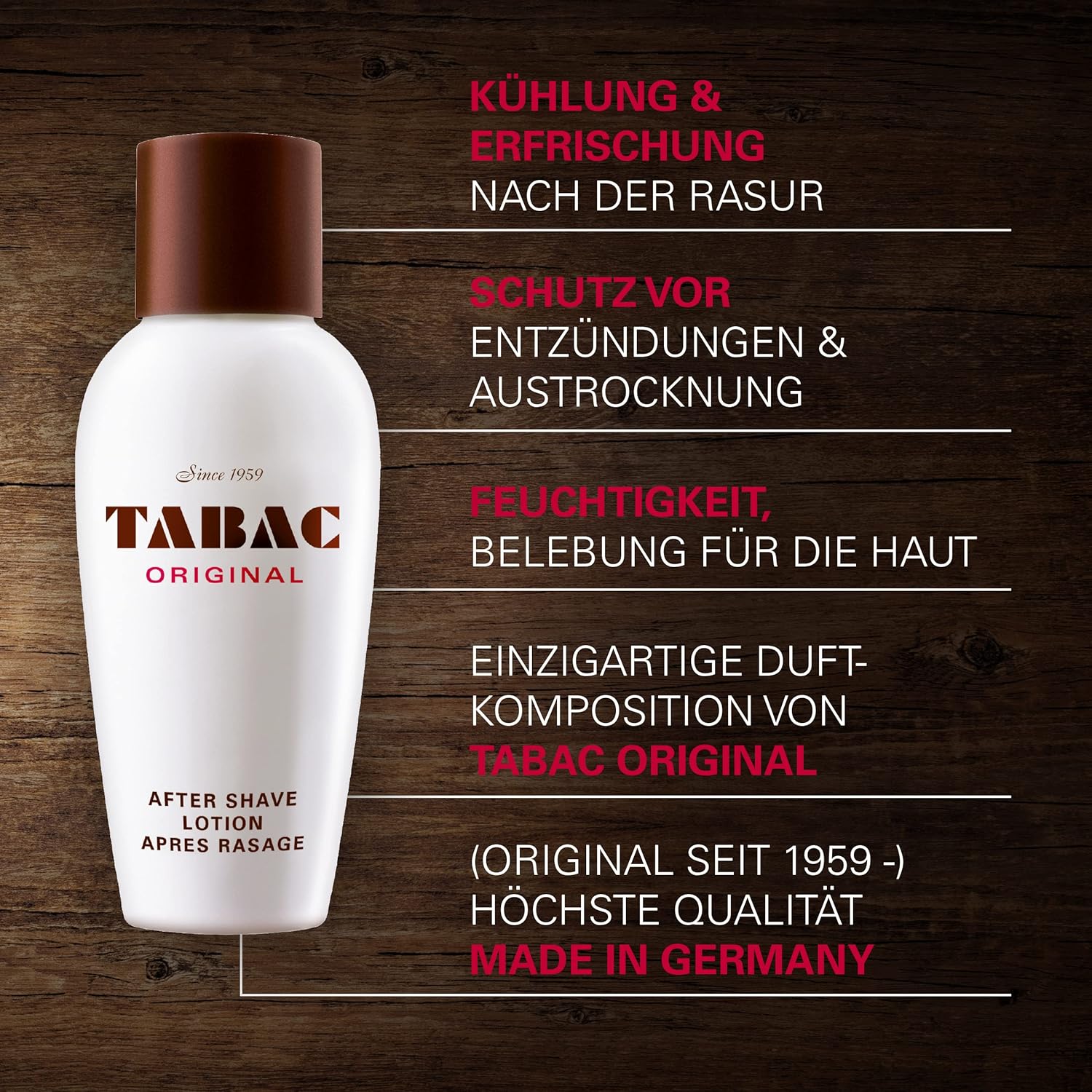 Tabac Original Maurer & Wirtz  after Shave Lotion for Men, 6.8 Ounce