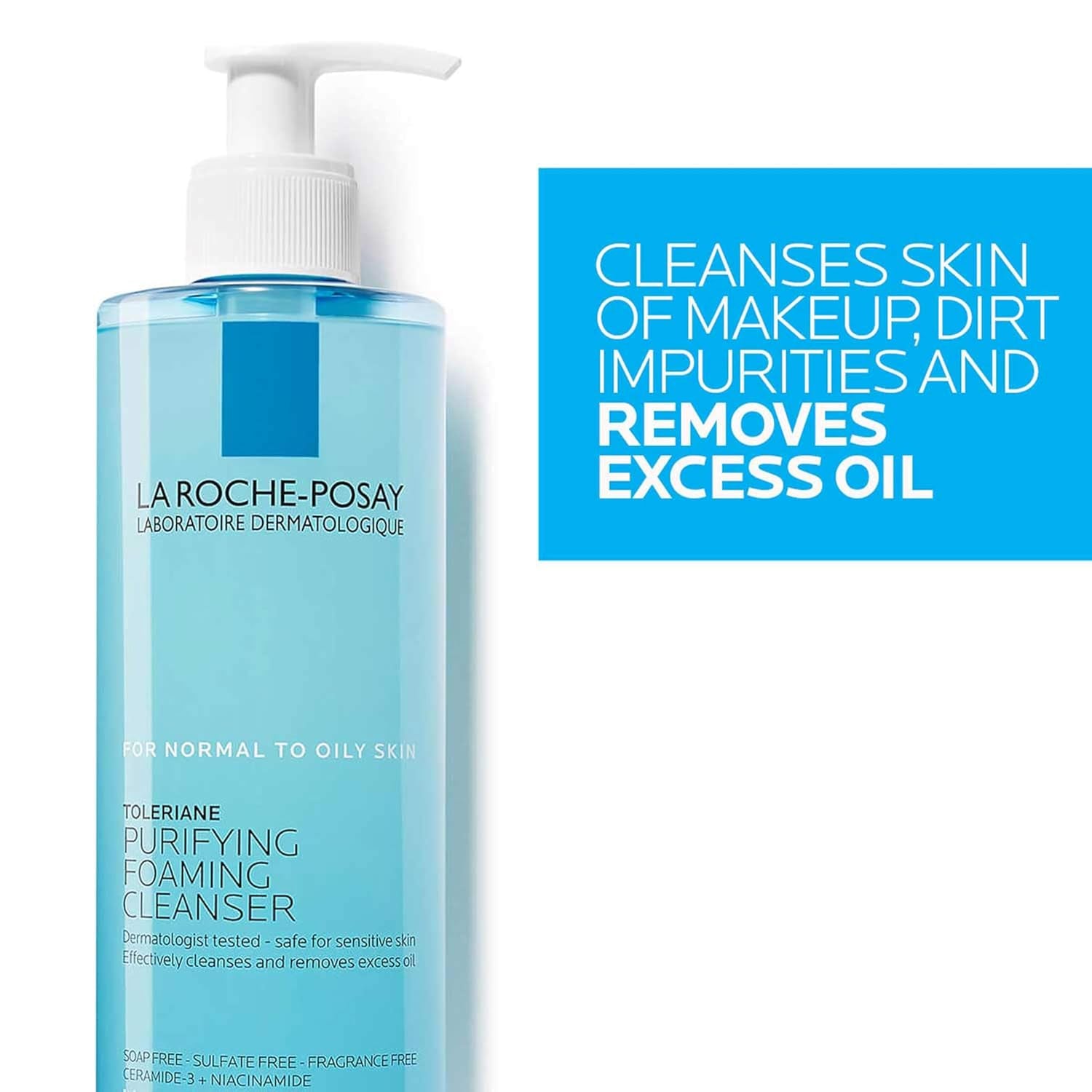 La Roche-Posay | Toleriane Purifying Foaming Facial Cleanser | 400 mL