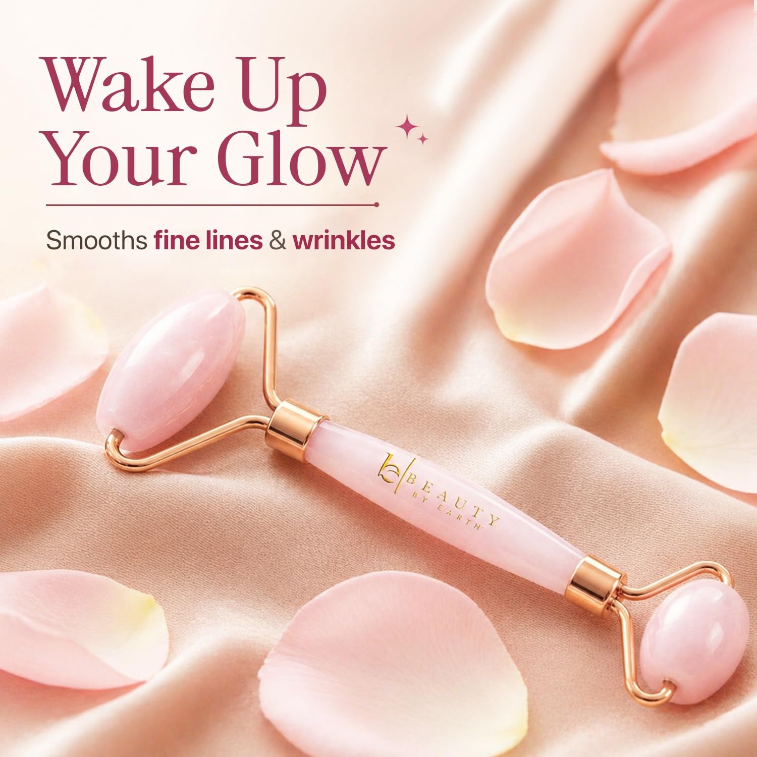 Rose Quartz Roller - Beauty by Earth