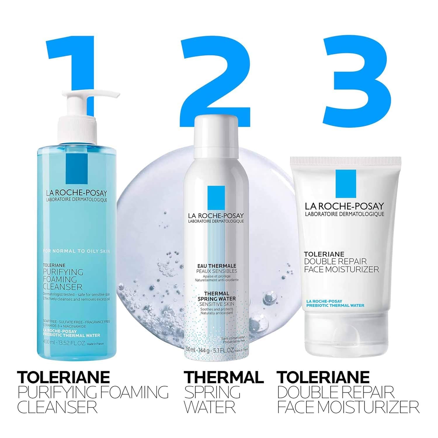 La Roche-Posay | Toleriane Purifying Foaming Facial Cleanser | 400 mL
