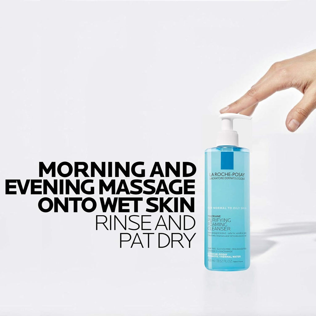 La Roche-Posay | Toleriane Purifying Foaming Facial Cleanser | 400 mL