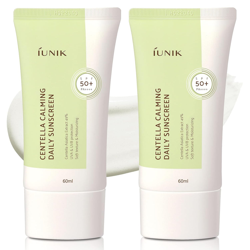 iUNIK | Centella Calming Daily Sunscreen SPF 50+ PA++++ | 2 × 60 mL